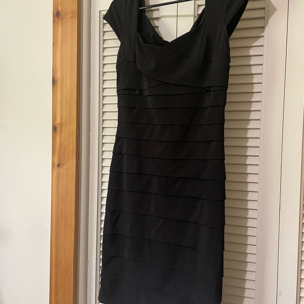 White House Black Market Black Mini Dress